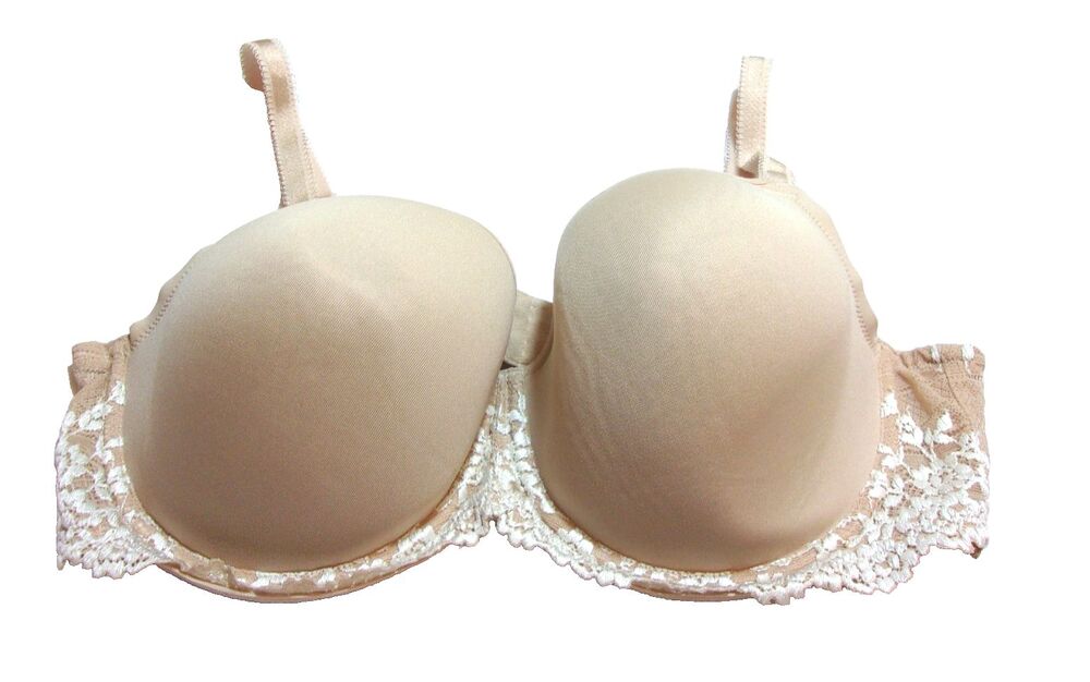 Wacoal Embrace Lace T-Shirt Bra  Size 40D  Underwire Beige 853191